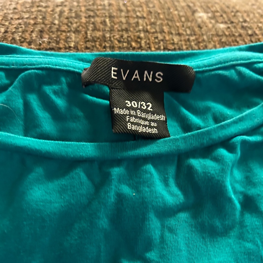 Evan’s Size 32 Women’s Plus Teal dress